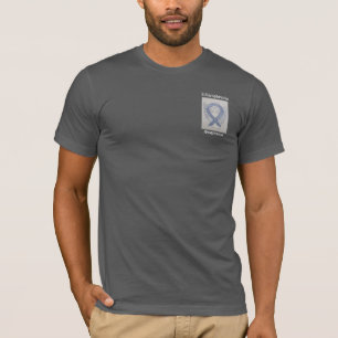 T-shirt Schizophrenia Silver Awareness Ribbon Angel Tee
