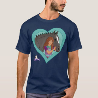 T-shirt schleich HORSE CLUB Lisa et son rétro Horse Storm