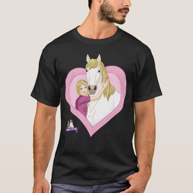 T-shirt schleich HORSE CLUB Sofia et son cheval en fleurs  (Devant)