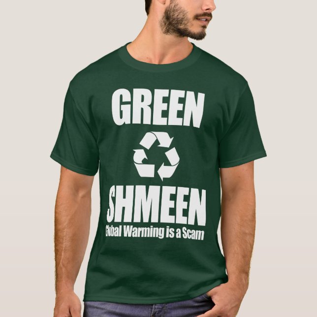 T-shirt Schmeen vert (Devant)