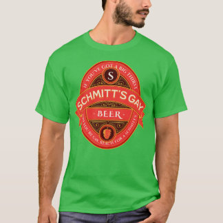 T-shirt Schmitts Gay Beer vintage SNL