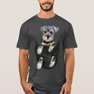 T-shirt Schnauzer Chien dans les cadeaux de marionnettes d