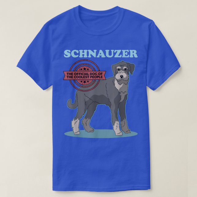 T-shirt Schnauzer Chien Du Propriétaire Le Plus Coolle Chi (Design devant)