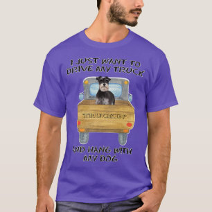 T-shirt Schnauzer de miniature pour chiens de conduite de