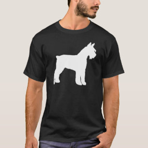 T-shirt Schnauzer géant (blanc)