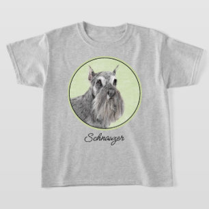 T-shirt Schnauzer (Giant, Standard) Peinture - Chien Art