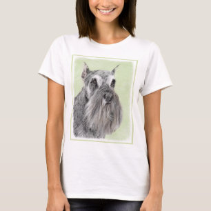 T-shirt Schnauzer (Giant, Standard) Peinture - Chien Art