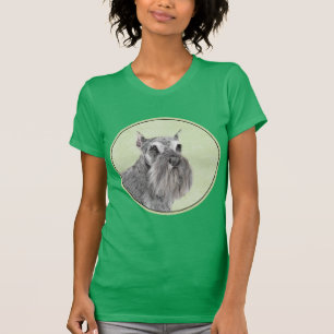 T-shirt Schnauzer (Giant, Standard) Peinture - Chien Art