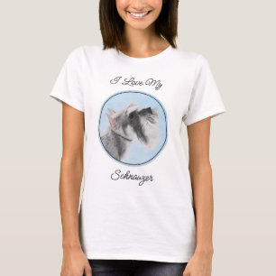 T-shirt Schnauzer (Giant, Standard) Peinture - Chien Art
