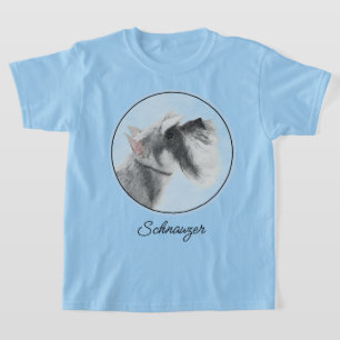 T-shirt Schnauzer (Giant, Standard) Peinture - Chien Art