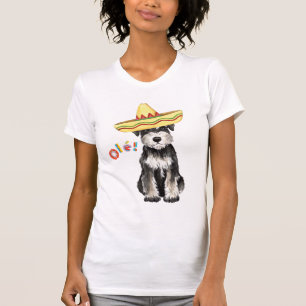 T-shirt Schnauzer miniature de fiesta