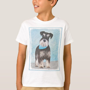 T-shirt Schnauzer (Miniature) Peinture - Joli chien origin