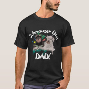 T-shirt Schnauzer Papa Amoureux des chiens Meilleur Chien