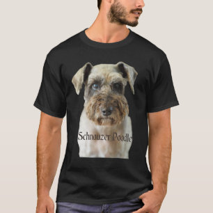T-shirt Schnauzer Poodle Chien Chemise Schnauzer Poodle Sc