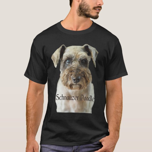 T-shirt Schnauzer Poodle Dog Shirt Schnauzer Poodle (Devant)