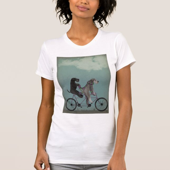 T-shirt Schnauzer Tandem (Devant)