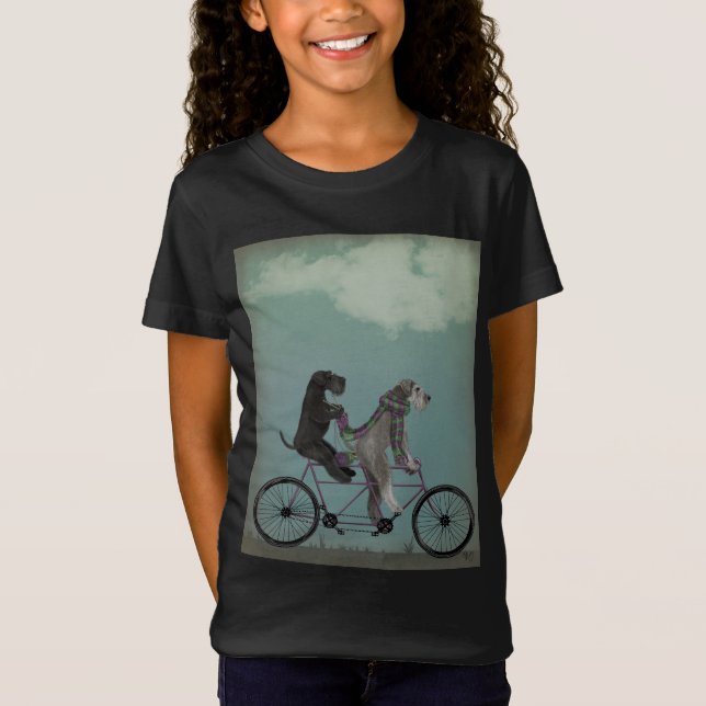 T-Shirt Schnauzer Tandem (Devant)