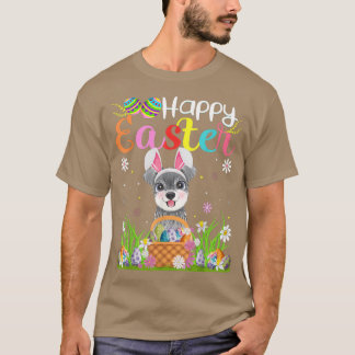 T-shirt Schnoodle Chien Bunny Oeuf Chasse Drôle Schnoodle 