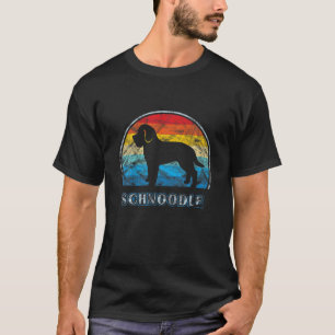 T-shirt Schnoodle Design Chien Vintage