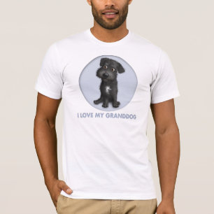 T-shirt Schnoodle Granddog (noir)