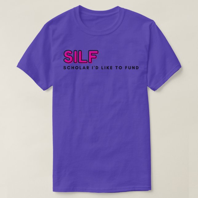 T-shirt Scholar SILF Ix27d Aimer le fonds rose (Design devant)