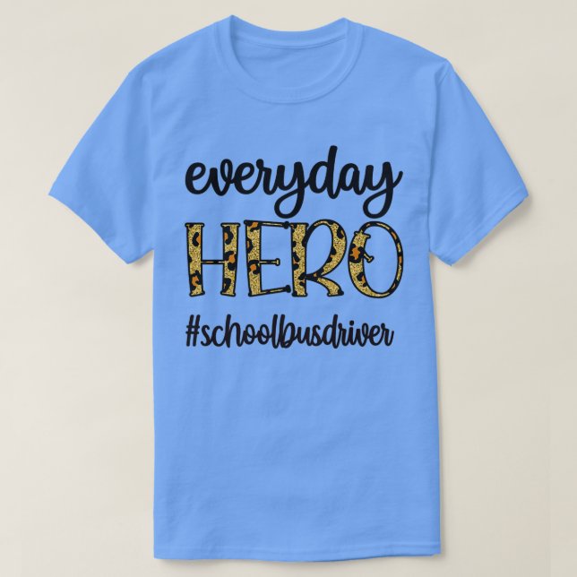T-shirt School Bus Driver Appreciation School Bus Driving (Design devant)