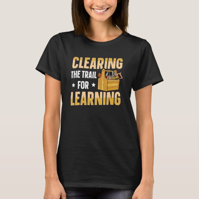 T-shirt School Janitor Cleaning Quote for a Janitor (Devant)