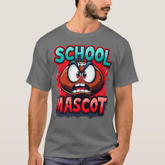 T-shirt School Mascot Americain