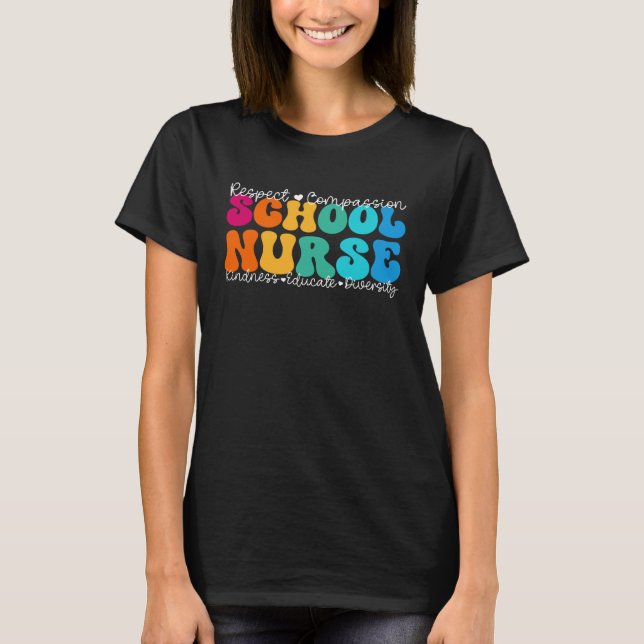 T-shirt School Nurse Appreciation Week Back to School (Devant)