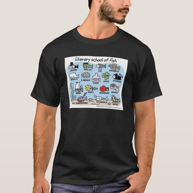 T-shirt school of fish classic (Devant)