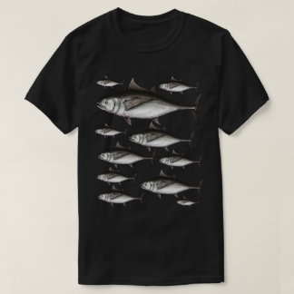 T-shirt School of Tuna Fish Vintage Illustration