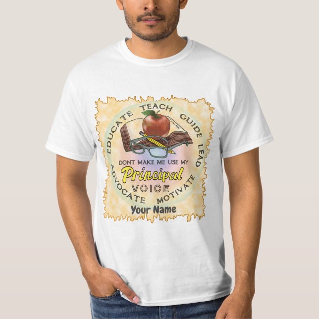 T-shirt School Principal Voice (Devant)