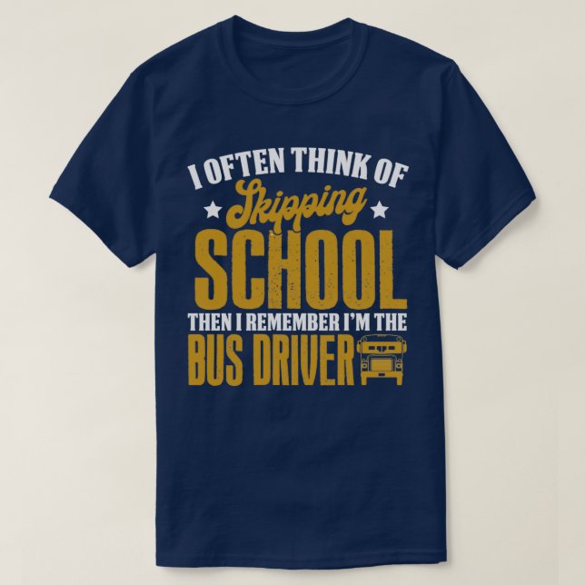 T-shirt Schoolbus (Design devant)