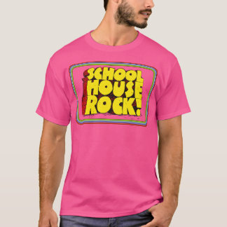 T-shirt Schoolhouse Rock les années 70 Rétro Titre Bars