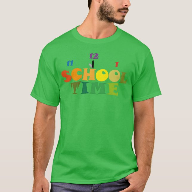 T-shirt Schoolime Retour à l'école 2022 fille (Devant)