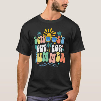 T-shirt School's Out For Summer Vacation Retro Last day of