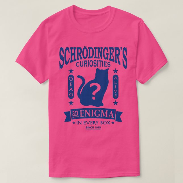 T-shirt Schrodingers Chat mécanique quantique Paradox Geek (Design devant)