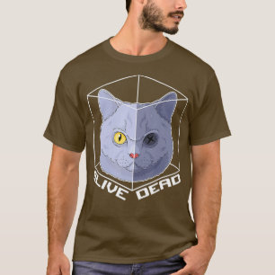 T-shirt Schrodingers Chat Paradox Mécanique quantique