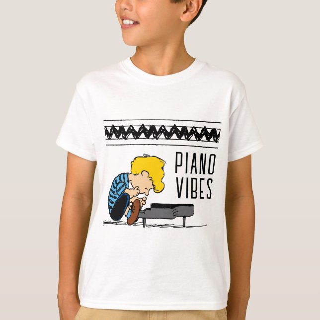 T-shirt Schroeder Charlie Musique Brown (Devant)