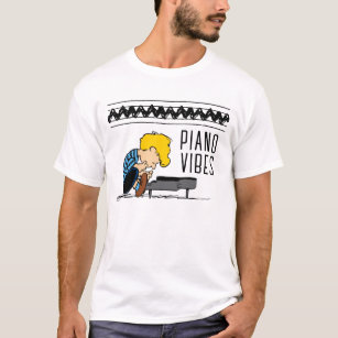 T-shirt Schroeder Charlie Musique Brown