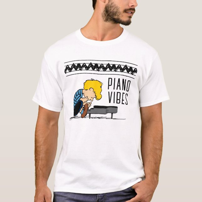 T-shirt Schroeder Charlie Musique Brown (Devant)