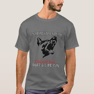 T-SHIRT SCHUTZHUND ALLEMAND SHEPHERERMAN GSD BARK BITE