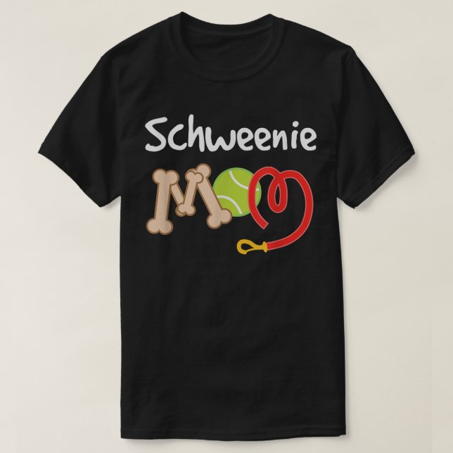 T-shirt Schweenie Mom  (Design devant)
