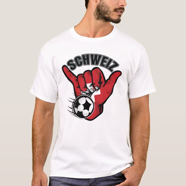 T-shirt Schweiz Soccer (Devant)