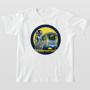 T-shirt Sci-Fi dans la vie quotidienne - Drôle Alien & Rob