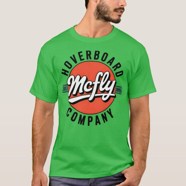 T-shirt Sci-Fi - McFly Hoverboard Company Lo (Devant)