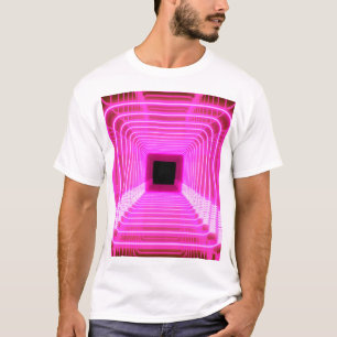 T-shirt Sci-Fi Retro 3D : Illustration d'art pop