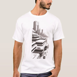 T-shirt Sci-Fi Traversant l'Univers 01 F Avant