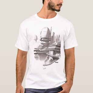 T-shirt Sci-Fi Traversant l'Univers 03 A Avant