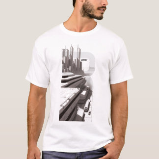 T-shirt Sci-Fi Traversant l'Univers 03 G Avant